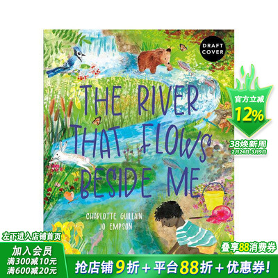 【预售】【手风琴书】流淌在身边的河 【Look Closer】The River That Flows Beside Me 原版英文儿童插画绘本 进口图书