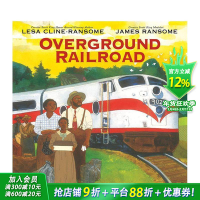 【现货】Overground Railroad地上铁路 精装英文原版儿童绘本 美国黑人历史文化【善优童书】