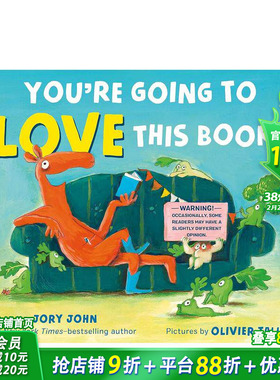 【现货】你会爱上这本书的！Jory John&法国插画师Olivier Tallec You're Going to Love This Book! 英文儿童故事绘本进口书