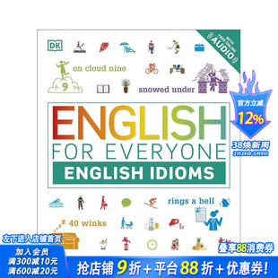 【预售】英文原版 新视觉人人学英语 English for Everyone English Idioms 语言学习指南全书 正版进口图书