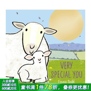 你：闪亮春日童话 Very 进口童书Emma 预售 Dodd温情亲子绘本 英文儿童插画故事绘本 独一无二 You Special