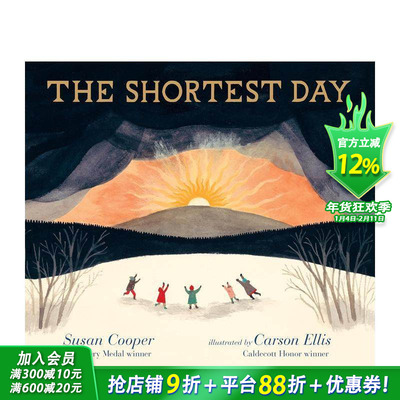 【预售】The Shortest Day短的一天 插画家Carson Ellis 圣诞 冬至 节日 英文原版儿童绘本【善优童书】