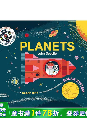 【预售】星球（平装） 【Big Science For Little Minds】Planets 英文儿童插画科普绘本 进口童书