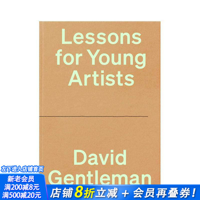 【预售】给年轻艺术家的创作课 英国艺术家David Gentleman的毕生艺术哲思 原版英文艺术画册画集 正版进口书