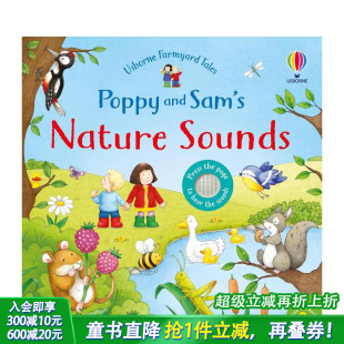 Tales 预售 发声书 Poppy Sounds 自然 Sam：Nature 农场故事波比和山姆 英文儿童趣味英语早教进口书 声音 and Farmyard