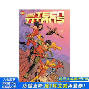 英文漫画书 进口书 World Teen Titans Finest 世界Z佳：少年泰坦 正版 原版 现货
