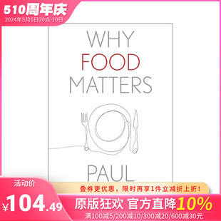 【预售】食物为何重要 【Why X Matters】Why Food Matters 原版英文社会科学 正版进口书
