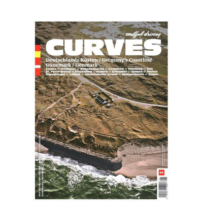 【预售】曲线：德国海岸线 | 丹麦（德语 / 英语对照） Curves: Germany's Coastline | Denmark 原版英文旅行 正版进口书