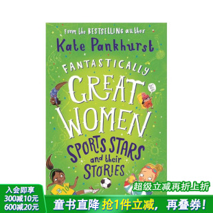 故事 Women 预售 女体育明星和她们 Stories 名人传记 their Fantastically 了不起 Stars Sports Great 英文儿童绘本书 and