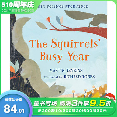 【预售】The Squirrels’ Busy Year 松鼠忙碌的一年 英文原版儿童绘本 3-6岁【善优童书】