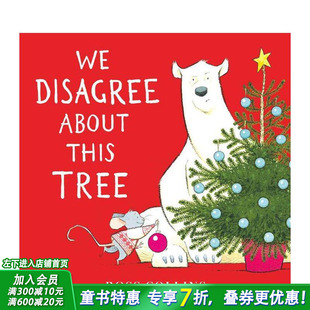 【预售】我们对这棵树的看法有分歧 泰晤士报2022优秀童书 We Disagree About This Tree 英文儿童插画故事绘本 进口童书