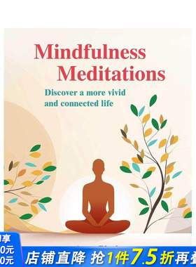 【预售】正念冥想：情绪调节的简易技能 Mindfulness Meditations 原版英文心灵励志 正版进口书