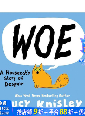 【现货】一只家猫的绝望故事  网络人气幽默漫画 Woe: A Housecat's Story of Despair 原版英文漫画书 正版进口书