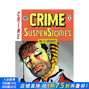 原版 EC档案：犯罪悬疑故事 The Crime 黑马 英文漫画书 卷4 Volume Suspenstories 进口书 正版 Archives 预售
