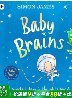 【现货】Baby Brains，天才宝宝 英文原版儿童绘本 红房子童书奖作品适合3-6岁【善优童书】