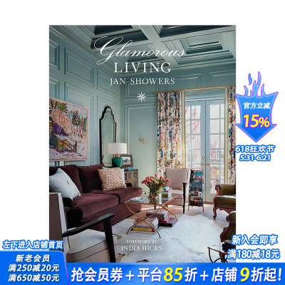 【现货】Glamorous Living 迷人的生活 美式室内家居设计风格装修装潢 英文原版室内设计