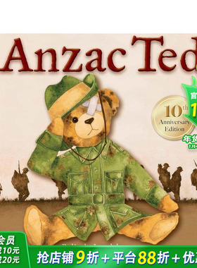 【预售】澳新军团泰德 Anzac Ted 英文儿童插画故事绘本 进口童书