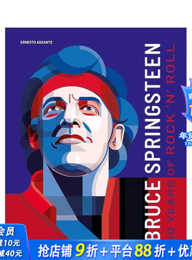 【预售】布鲁斯·斯普林斯汀：摇滚五十年 Bruce Springsteen :50 Years of Rock 'n' Roll 原版英文音乐 正版进口书