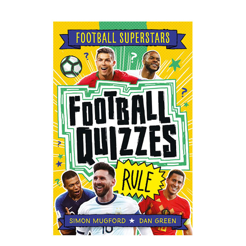 【现货】英文原版 足球明星特辑：你应该了解的足球规则Football Superstars:Football Quizzes Rule 6岁+儿童英语初级