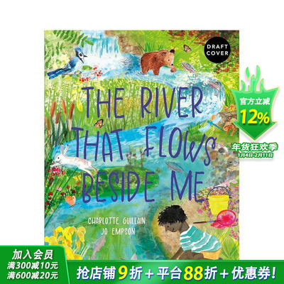 【预售】【手风琴书】流淌在身边的河 【Look Closer】The River That Flows Beside Me 原版英文儿童插画绘本 进口图书