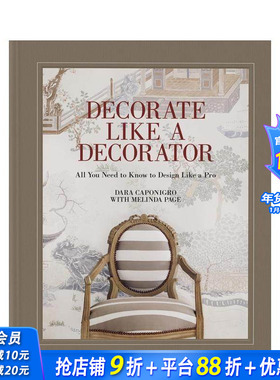 【现货】像装潢师一样装饰家居 来自品味生活杂志FREDERIC Decorate Like a Decorator英文室内设计装饰 正版进口书