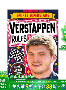【现货】运动星特辑：马克斯·维斯塔潘（荷兰一级方程式赛车运动员） Verstappen Rules 原版英文运动 正版进口书