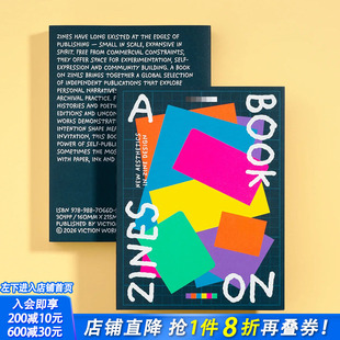 【预售】Zine之书：Zine设计新美学 A Book on Zines:New Aesthetics in Zine Design 英文印刷版式色彩设计 正版进口书