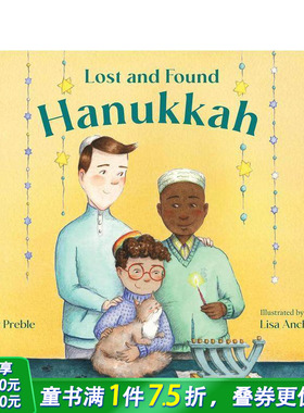 【预售】失而复得的光明节 Lost and Found Hanukkah 英文儿童插画故事绘本 进口童书