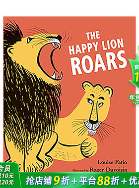 【预售】快乐的狮子吼叫 The Happy Lion Roars 英文儿童插画故事绘本 进口童书