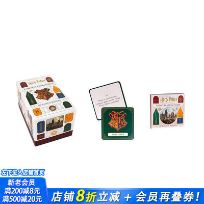 【预售】哈利·波特：谈话卡 HARRY POTTER: CONVERSATION CARDS 原版英文生活 正版进口书