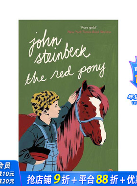 【预售】【诺贝尔文学奖约翰·斯坦贝克】小红马 时尚插画师Bijou Karman系列封面 The Red Pony 原版英文文学小说 正版进口书