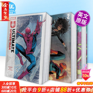 【现货多册选拍】蜘蛛侠 卷1-3册：已婚生活/纸人/家族生意 Marvel漫威ULTIMATE SPIDER-MAN BY JONATHAN HICKMAN 英文漫画进口书