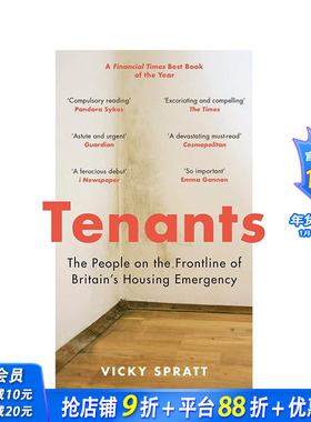 【预售】英文原版 租户：英国住房危机前线的人们 Tenants 社会科学 正版进口书籍 善优图书