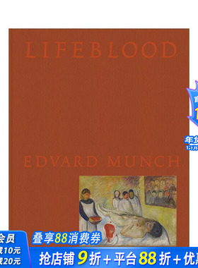 【预售】生命之血 —— 爱德华?蒙克 Lifeblood - Edvard Munch 原版英文艺术画册画集 正版进口书