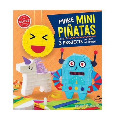 【现货】Make Mini Pi?atas 制作迷你节日挂件适合6-12岁 精装英文儿童互动绘本 进口童书