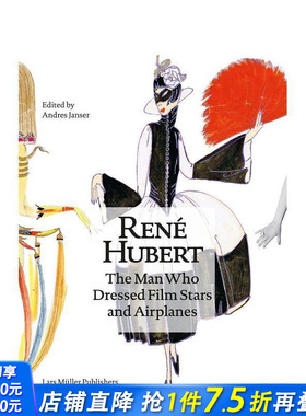 【现货】英文原版 René Hubert：瑞士航空服装设计纪念册 René Hubert 时尚设计品牌 正版进口图书画册 善优图书