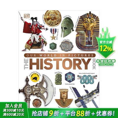 【现货】英文原版 图片中的世界 历史书Our World in Pictures The History Book 英语儿童绘本精装 进口图书 善优童书