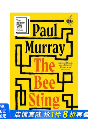 【预售】英文原版【2023布克奖长名单】蜂刺，The Bee Sting 英文小说 进口原版书籍 善优图书