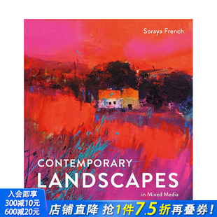 混合艺术工具中 善优图书 进口书籍 Mixed 现货 英文原版 Media Contemporary 当代风景画 正版 Landscapes 当代艺术画册