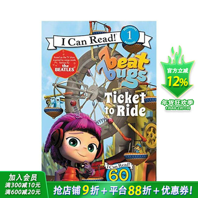 【现货】 Beat Bugs: Ticket to Ride，打败虫子:车票 英文原版图书籍进口正版 Meister 儿童分阶阅读