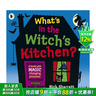 【现货】巫师的厨房里有什么？ What’s in the Witch’s Kitchen? 英文儿童故事 英语拓展阅读进口书