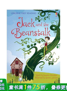 【预售】杰克和豆茎 Jack and the Beanstalk 英文儿童桥梁章节故事 英语拓展阅读进口书
