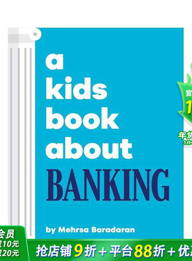【现货】【给孩子的书】银行 【A Kids Book About】Banking 财商 理财 主题探讨科普 原版英文青少年