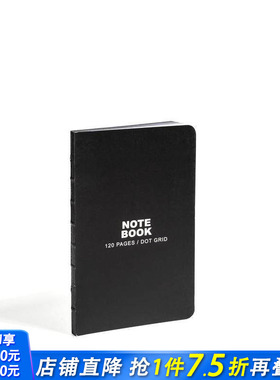 【预售】黑色小型子弹笔记 Black Small Bullet Journal 原版笔记本Notebook 正版进口书
