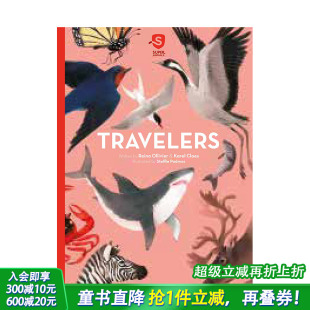 动物5：迁徙者 Super 英文原版 预售 进口书 儿童科普插画绘本 超 精装 Animals：Travelers