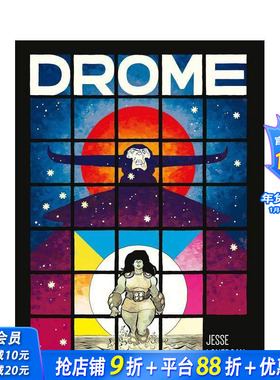 【预售】德罗姆 Drome 原版英文漫画书 视觉震撼图像小说 新生世界 战争爱与死亡 正版进口书