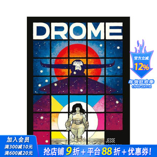 【预售】德罗姆 Drome 原版英文漫画书 视觉震撼图像小说 新生世界 战争爱与死亡 正版进口书