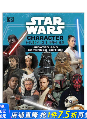 【预售】星球大战人物百科全书更新和扩充版 Star Wars Character Encyclopedia Updated And Expanded Edition 英文生活进口书