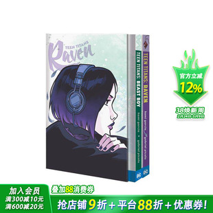 【预售】 DC漫画 少年泰坦 乌鸦和野兽男孩 精装套装2册 Teen Titans: Raven and Beast Boy HC 绘本故事书小说【善优图书】