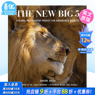【预售】The New Big 5: A Global Photography Project for Endangered Species 英文原版进口书籍【善优图书】